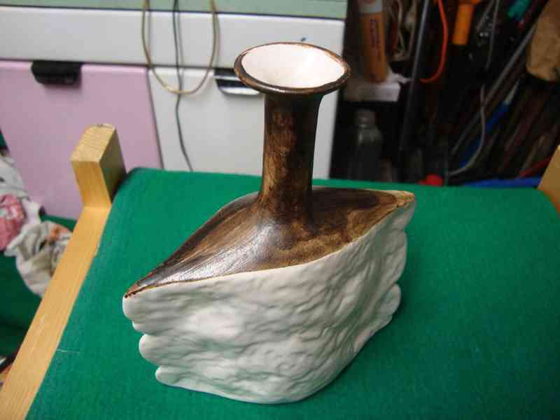 Retro designová váza Keramo Kostelec 1966 Jitka FOREJTOVÁ - foto 11