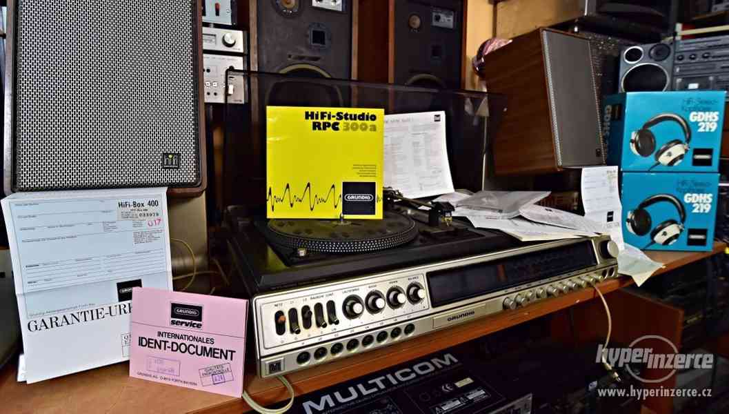 GRUNDIG RPC 300 - gramofon Dual 1237 G - magnetofon CN 500 - bazar ...