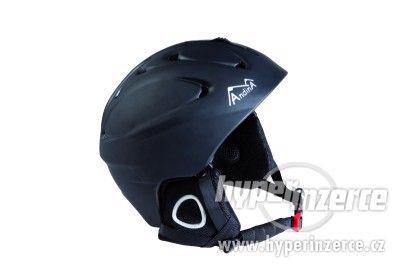 Super lyžařská helma ANDINA-černá matná (S+M+L) NOVÁ - foto 1