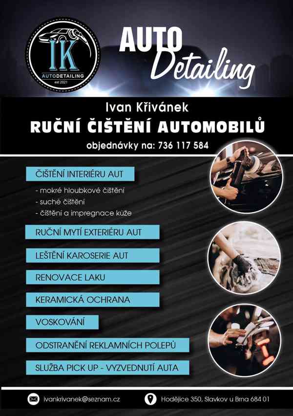 Ruční mytí a čištění interiérů aut- IK AutoDetailing - foto 4