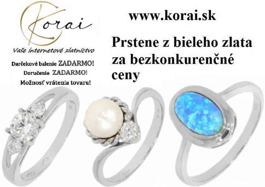 Krásne prstene z bieleho zlata Korai - foto 1