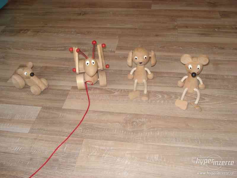 dřevěné hračky 4 kusy - foto 1