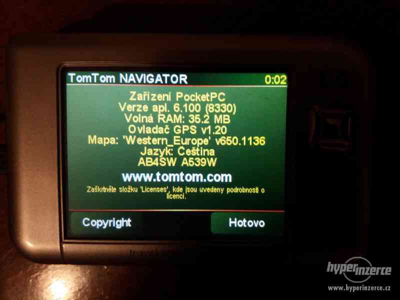 HP travel companion + mapy TOM TOM Navigator 6 - foto 2