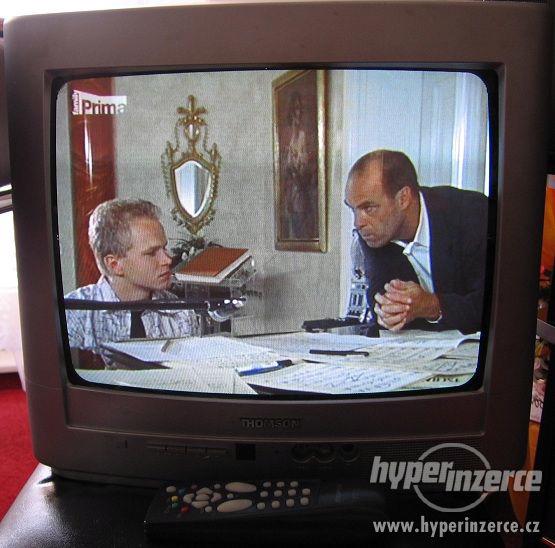 "Stříbrná" TELEVIZE zn. THOMSON, dálkové ovládání - foto 2