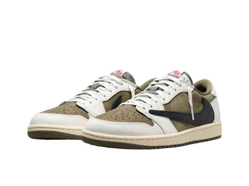 Nike Jordan 1 Retro Low Golf Travis Scott Neutral Olive - foto 2