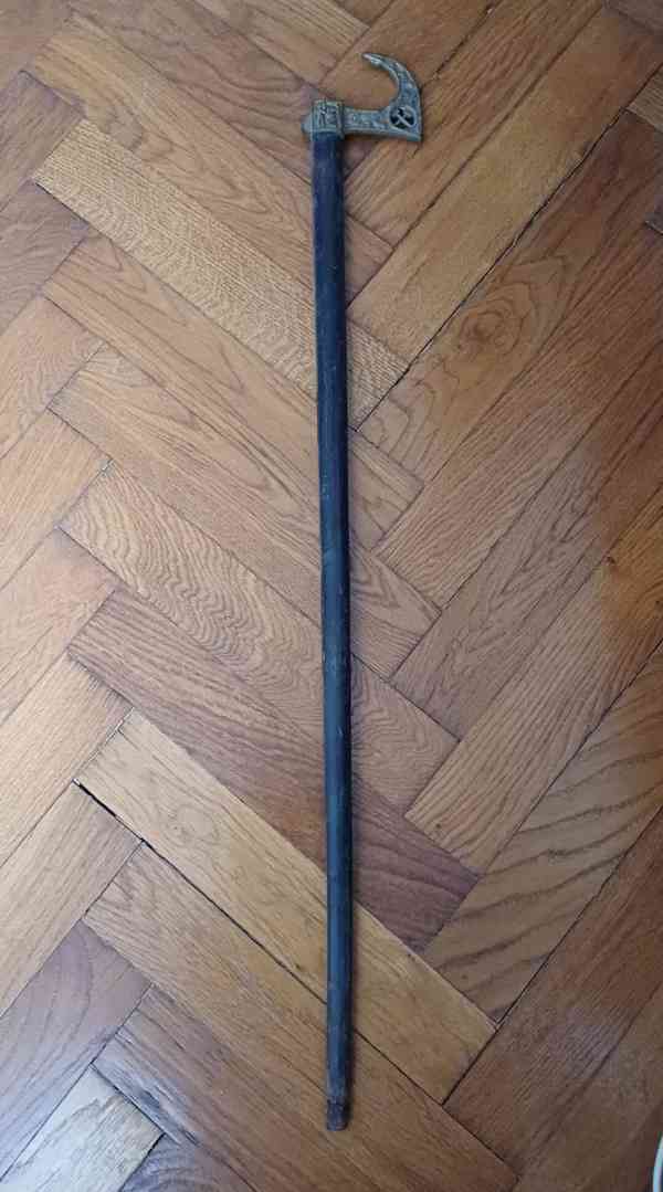 Starožitná hornická hůl - Švancara - foto 2