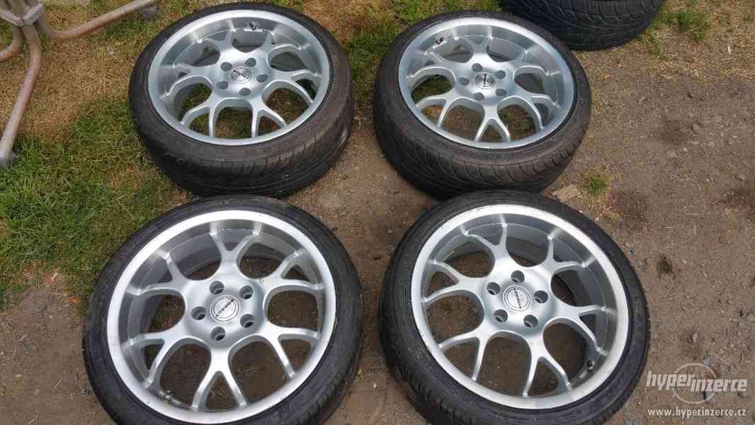 17" Alu kola Borbet 5x110 leštěné límce - foto 1