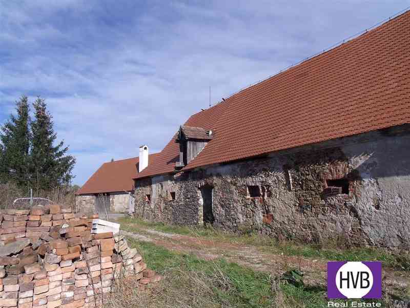 Prodej zemědělské budovy a pozemku 1.137 m2 Velešín - Holkov okr. Český Krumlov - foto 3