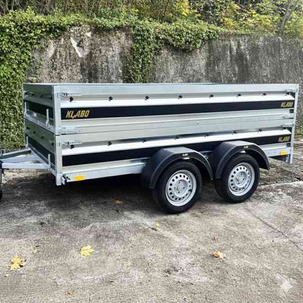 Přívěsný vozík profi, NOVÝ 3,0m x1,50, 2x náprava 750kg,DPH - foto 22