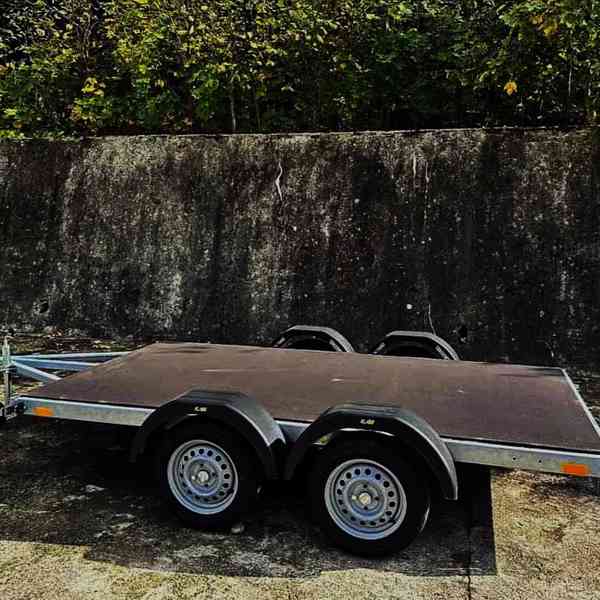 Přívěsný vozík profi, NOVÝ 3,0m x1,50, 2x náprava 750kg,DPH - foto 14