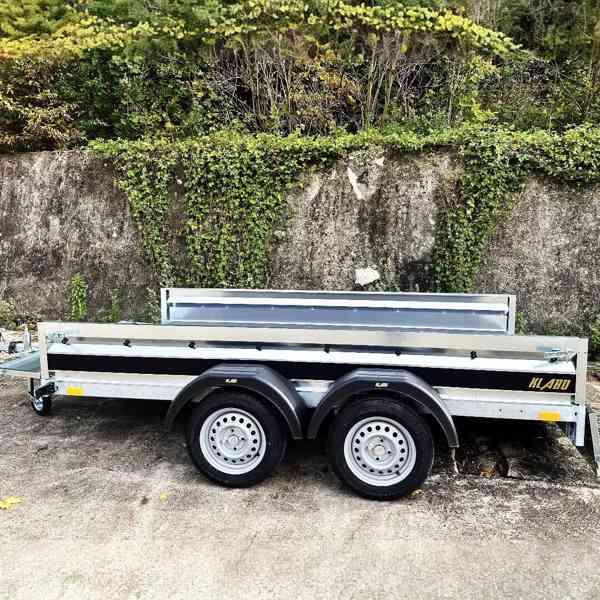 Přívěsný vozík profi, NOVÝ 3,0m x1,50, 2x náprava 750kg,DPH - foto 6