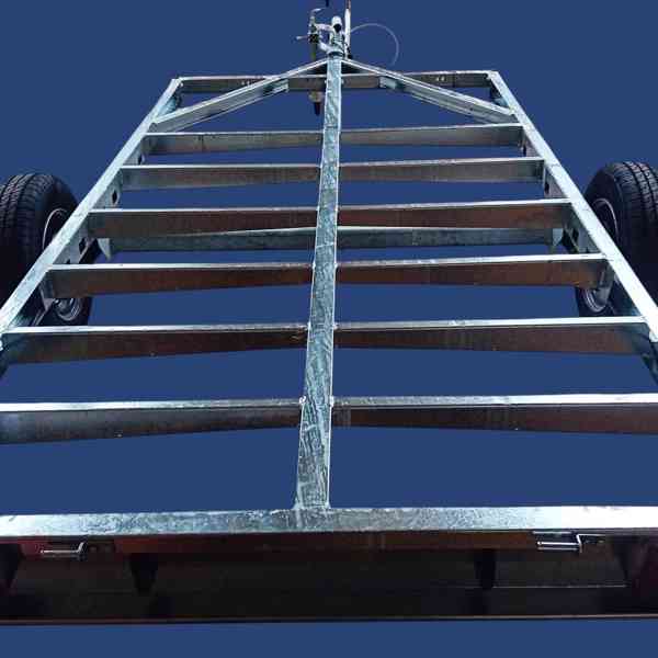 Přívěsný vozík profi, NOVÝ 3,0m x1,50, 2x náprava 750kg,DPH - foto 15