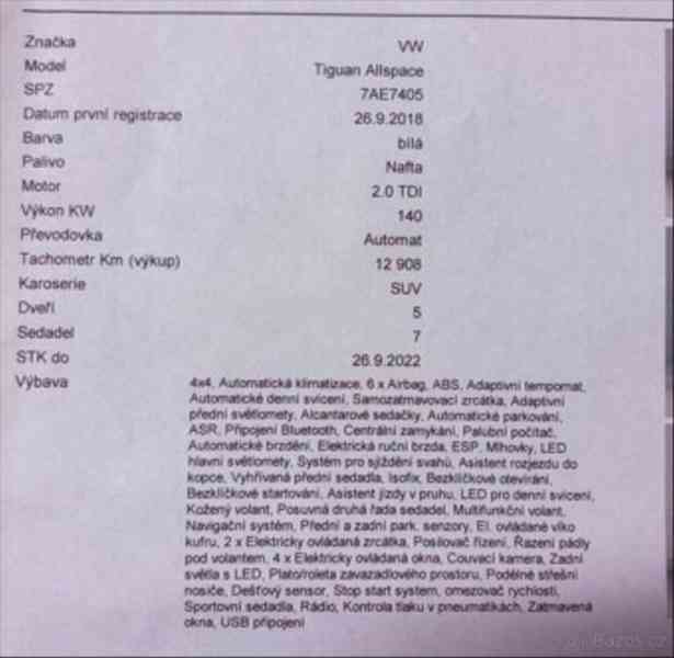 Volkswagen Tiguan 2,0   AllSpace R-line TDI - foto 4