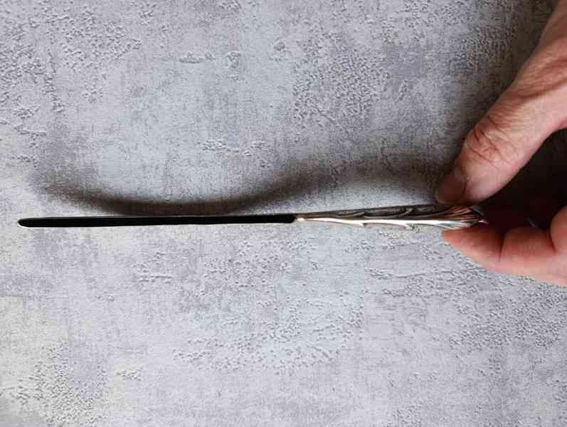 Stříbrný gravírovaný obal na hřeben první republika, Ag 800 - foto 7