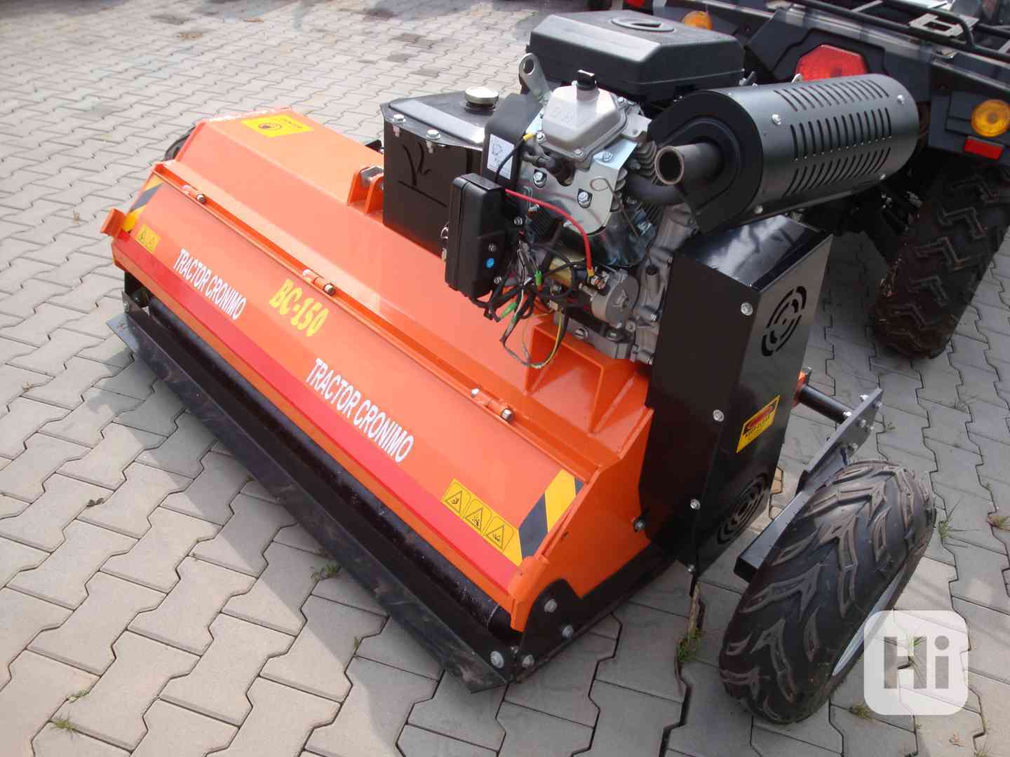 Výkonný mulčovač za čtyřkolku BCQ-150 dvouválec - foto 1