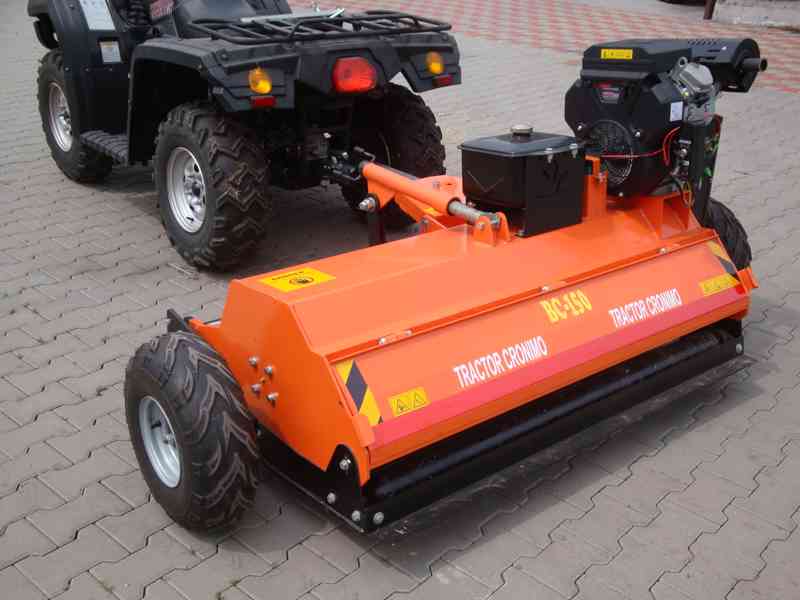Výkonný mulčovač za čtyřkolku BCQ-150 dvouválec - foto 2