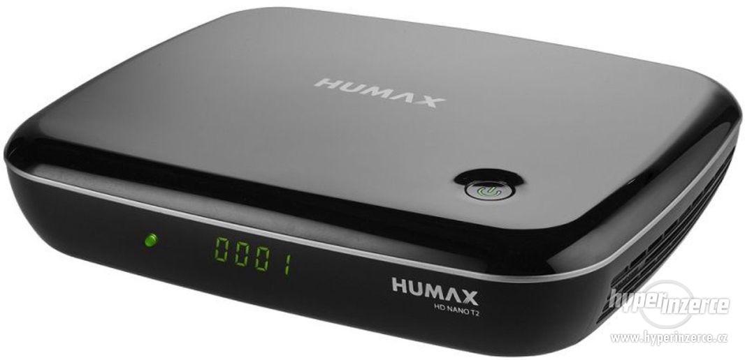 Humax Nano T2 - DVB-T2 - červené tlačítko - záruka