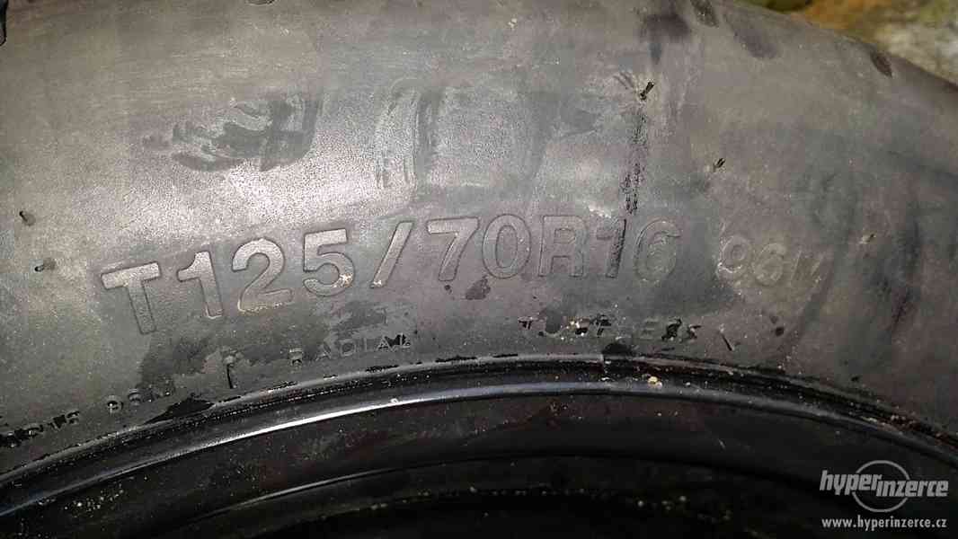 DOJEZDOVÉ KOLO 5x112 R16 ORIG VW SEAT ŠKODA AUDI A NÁŘADÍ - foto 3