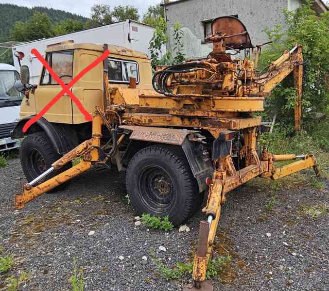 BAGR na UNIMOG - typ 406 - pouze nástavba bez auta 