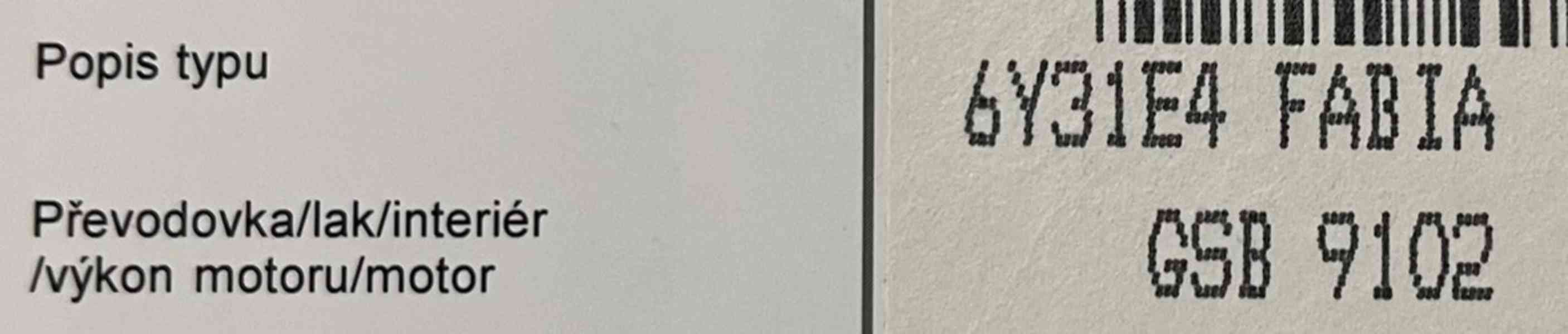 Převodovka ŠKODA FABIA - VW, kod GSB - foto 4