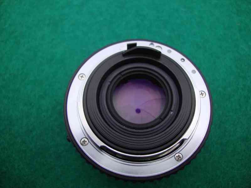 Objektiv SMC Pentax - A 1:2 50mm pěkný plně funkční clona - foto 11