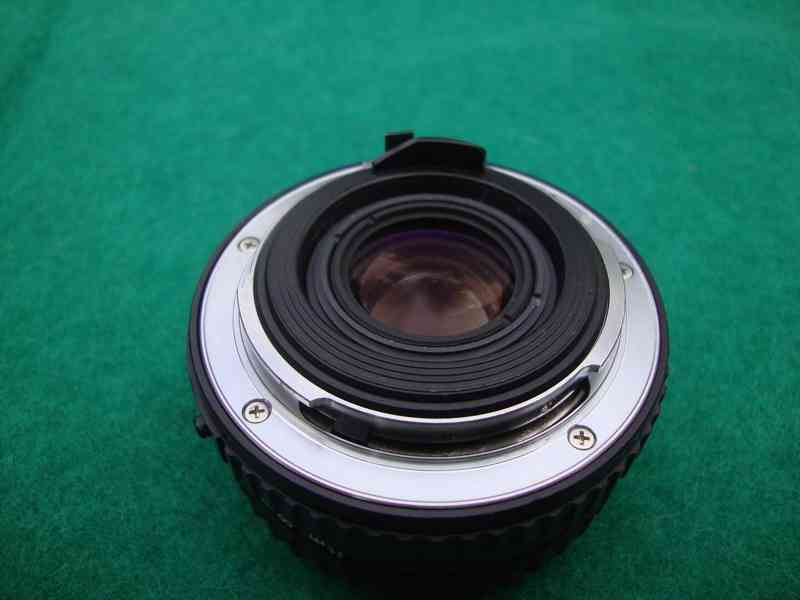 Objektiv SMC Pentax - A 1:2 50mm pěkný plně funkční clona - foto 10
