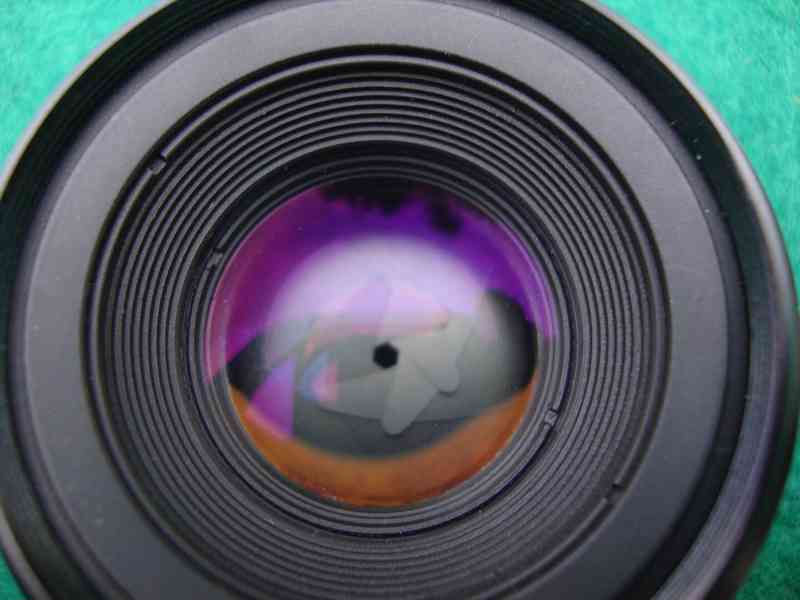 Objektiv SMC Pentax - A 1:2 50mm pěkný plně funkční clona - foto 6