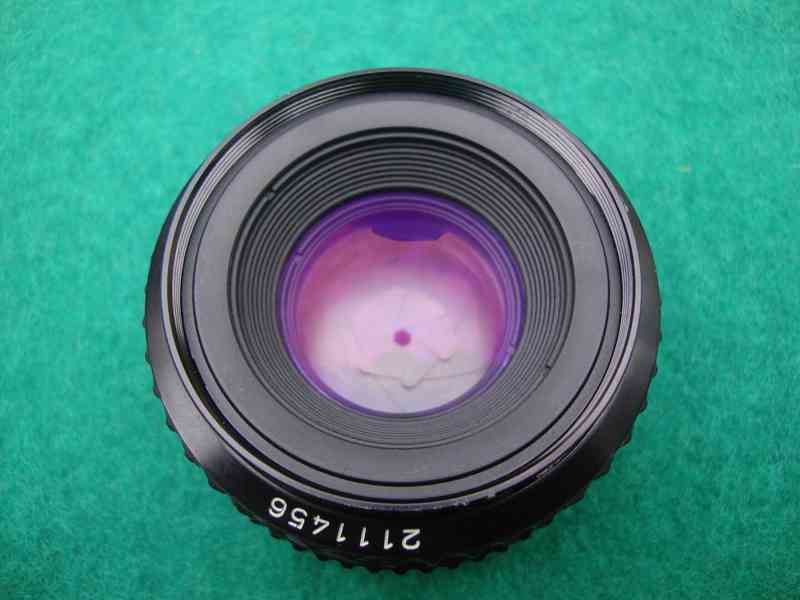 Objektiv SMC Pentax - A 1:2 50mm pěkný plně funkční clona - foto 7