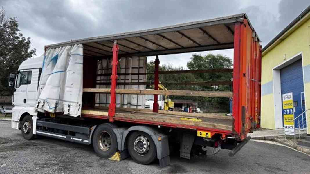 Eur6 BDF 7.3+7.3m MAN 6x2 +18t tandem lowdeck přívěs - foto 2