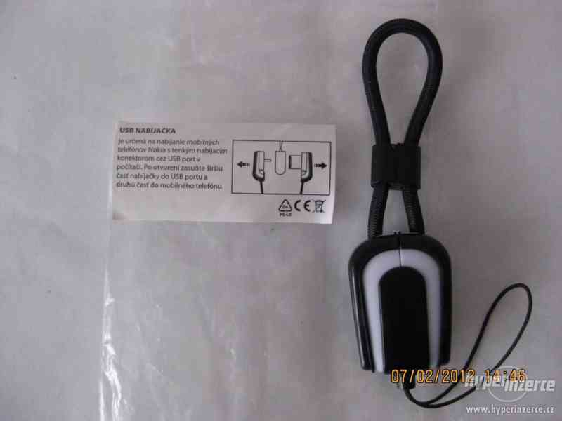 USB nabíječka NOKIA 6300+SIM karta ZDARMA!!! - foto 1