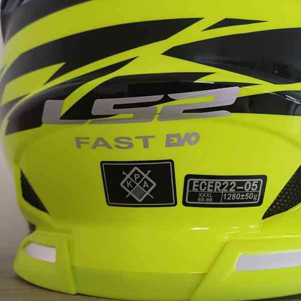 Motokrosová přilba LS2 Fast Evo Roar - 3XL - foto 6