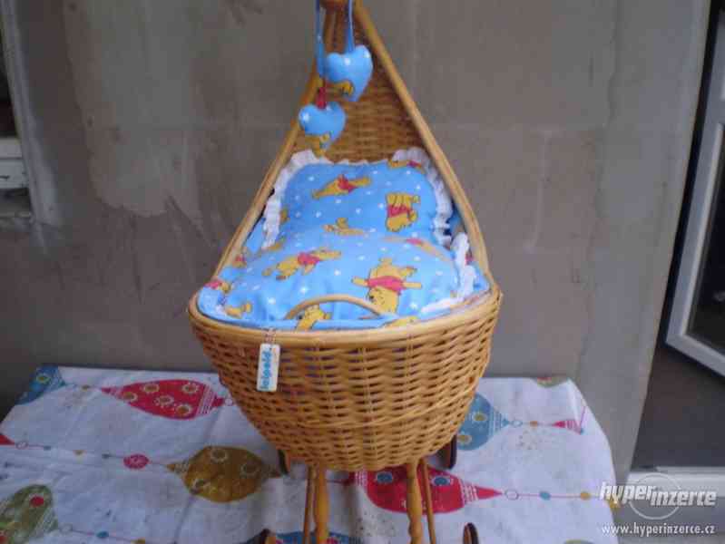 Košík pro panenky, košatinka + peřinky, pěkný - foto 4