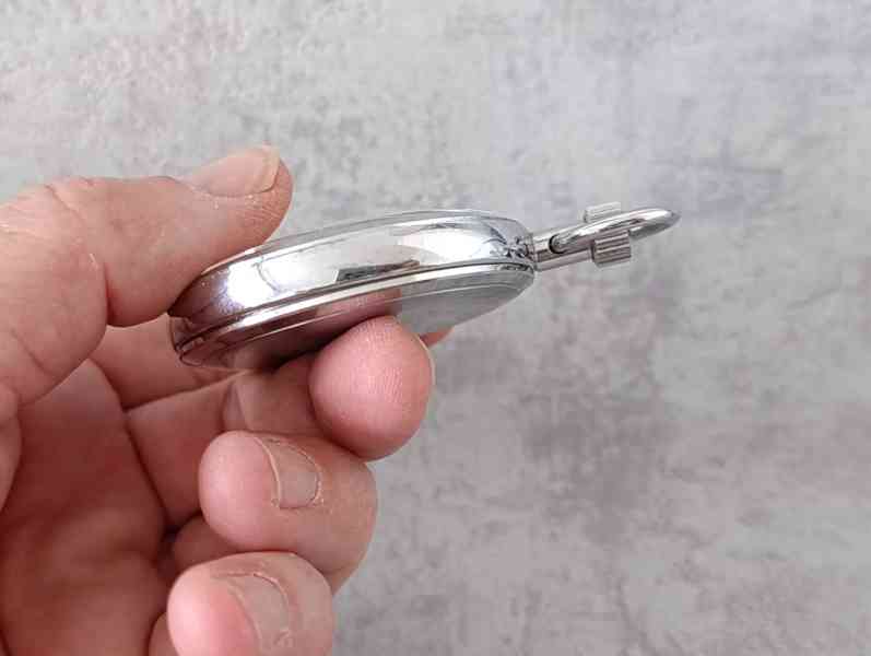 Starožitné kapesní stopky Junghans 1/10s – Německo  - foto 20