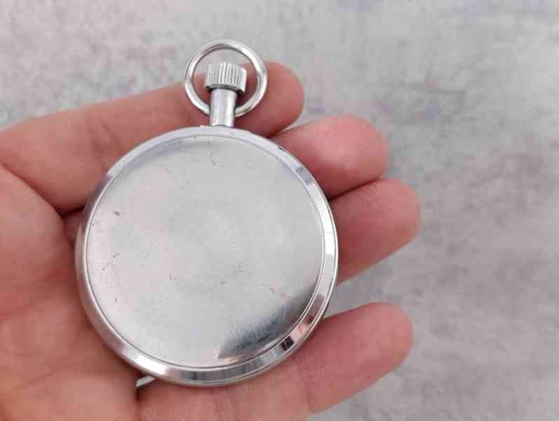 Starožitné kapesní stopky Junghans 1/10s – Německo  - foto 15