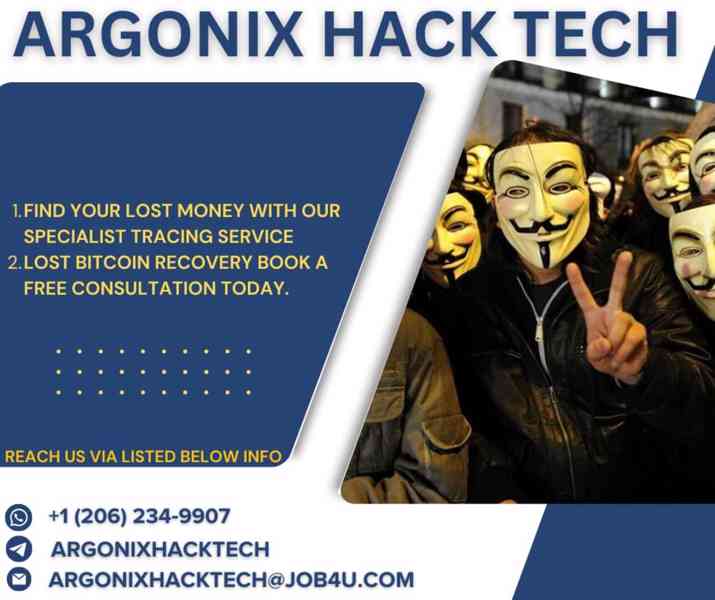 ARGONIX HACK TECH ~ All YOUR LOST CRYPTO AND USDT RECOVERY  - foto 3