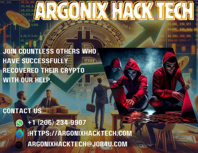 ARGONIX HACK TECH ~ All YOUR LOST CRYPTO AND USDT RECOVERY  - foto 1