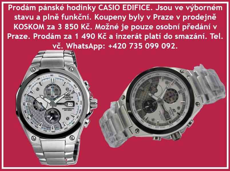 Prodám pánské hodinky CASIO EDIFICE. - foto 2