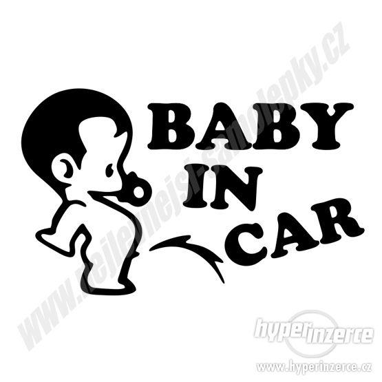 Samolepky Dítě v autě / Baby on Board - foto 1