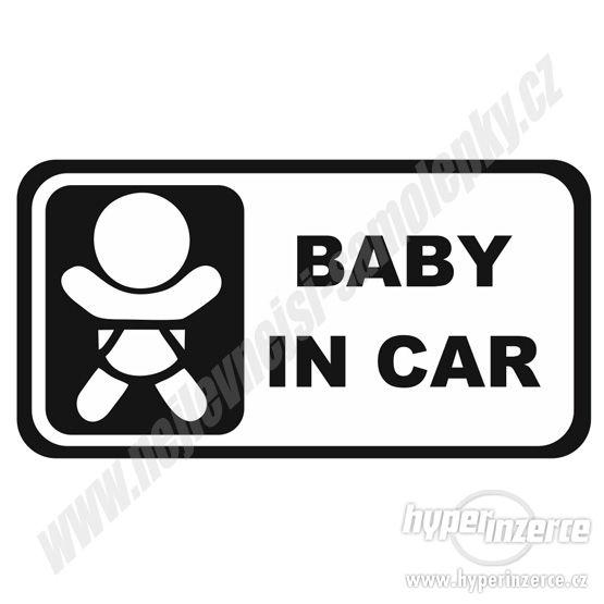 Samolepky Dítě v autě / Baby on Board - foto 2