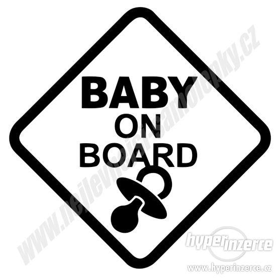 Samolepky Dítě v autě / Baby on Board - foto 3
