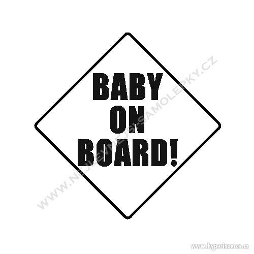 Samolepky Dítě v autě / Baby on Board - foto 5