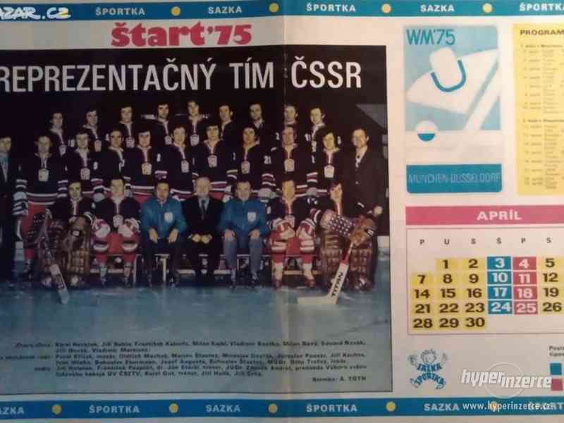 reprezentace ČSSR 1975 - HOKEJ - foto 1