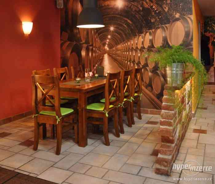 Nove Stylove drevene zidle do restaurace -voskovane ne - foto 5