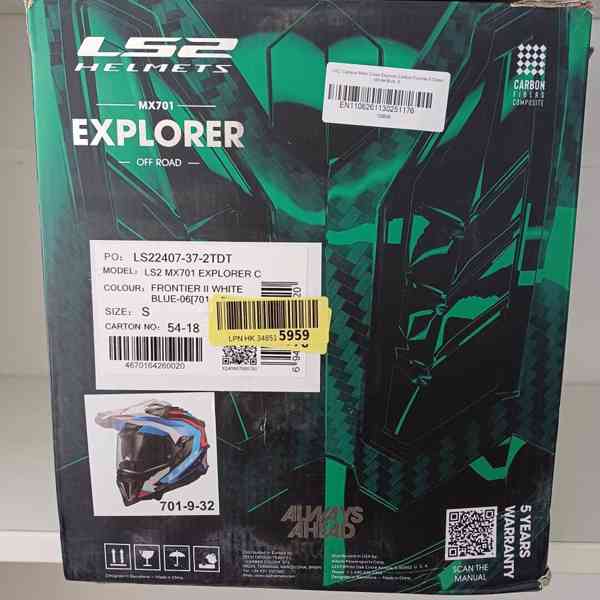 Enduro helma Ls2 Explorer Carbon Frontier II - foto 11
