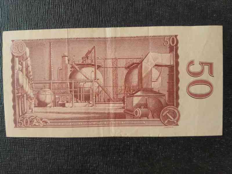 50 Kčs bankovka 1964 série G06 525947  - foto 2