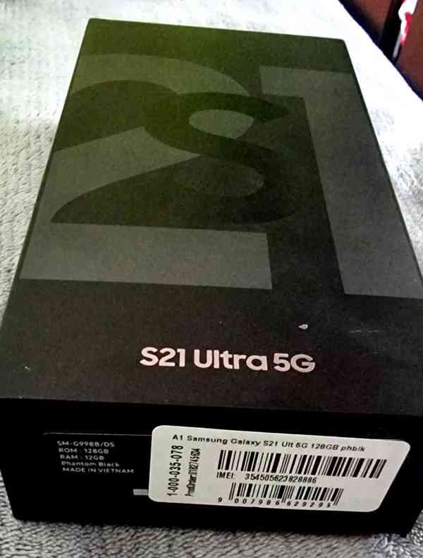 Prodám nový perfekt SAMSUNG S21 ULTRA28gb 5G 128GB,12GB - foto 1