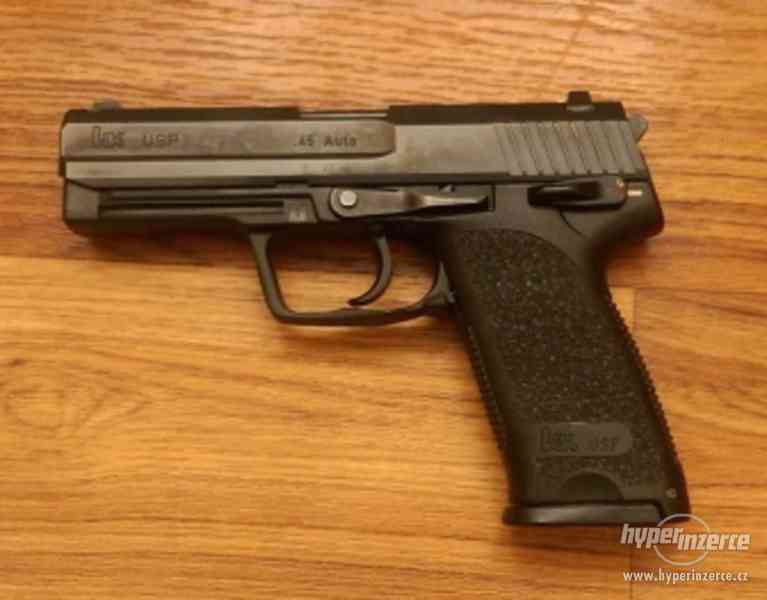 Prodám málo střílenou pistoli HK USP .45ACP. - foto 1