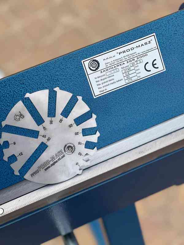 Stroje pro klempíře Ohýbačky plechu 2140/0,8mm - foto 12