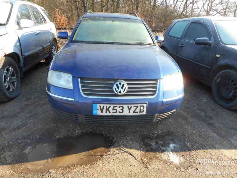 VW Passat 1,8t 110kw AWT r.v 2002 veškeré díly z vozu bazar