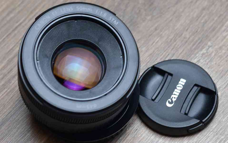 Canon EF 50mm f/1.8 STM **fullframe - formát*Pevný - foto 3